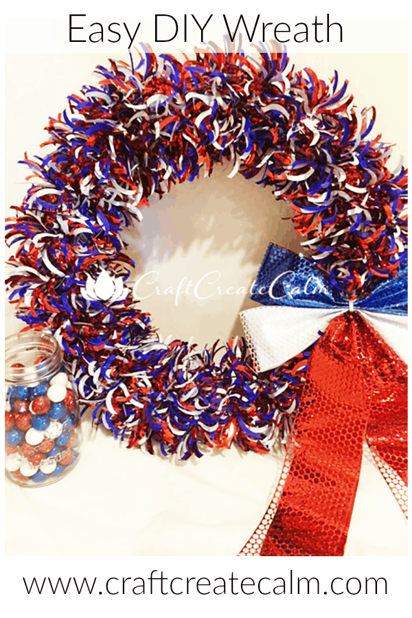 a patriotic wreath diy from craftcreatecalm blog