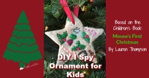 Kids I Spy Christmas Ornament Craft