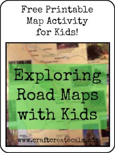 Exploring Travel Maps with Kids- Printable Map Activity