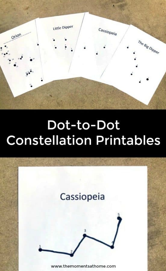 DottoDot Printables Constellations for Kids The Moments at Home