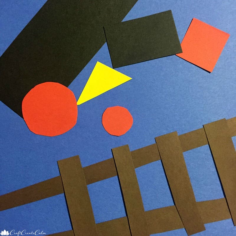 Fun Train Craft: Learning Shapes With Trains For Preschoolers