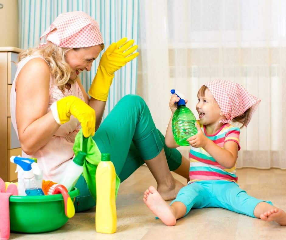 all natural kid safe chemical free household cleaner