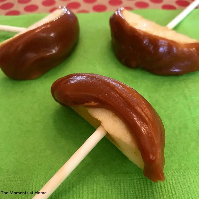 caramel apple pops