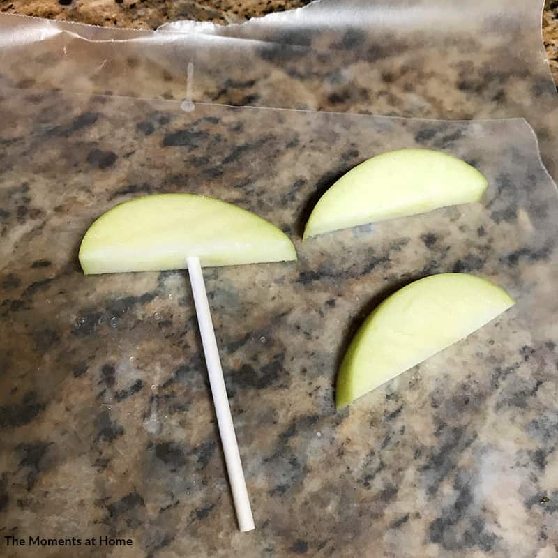 caramel apple pops