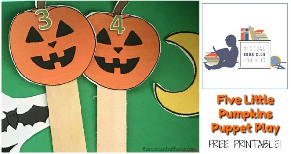 Five Little Pumpkins Puppet Craft DIY Puppets