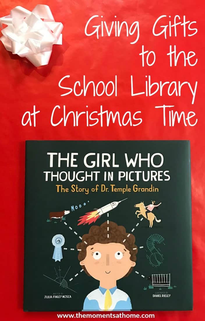 Giving a gift to your child's school library can be a good way to say thank you to the school librarian. My pick for this year's gift is The Girl Who Thought in Pictures, a science book for kids.