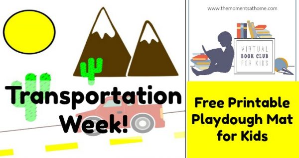 Transportation Preschool Activities Printable Playdough Mat