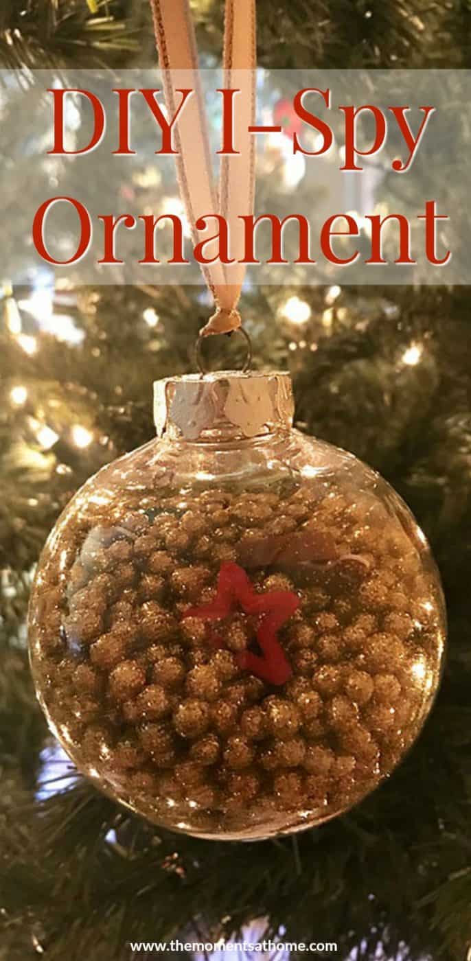 DIY Christmas ornaments inspired by books! Make this simply tree ornament and many more themed after your favorite stories!