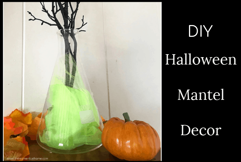 Halloween mantel decorations