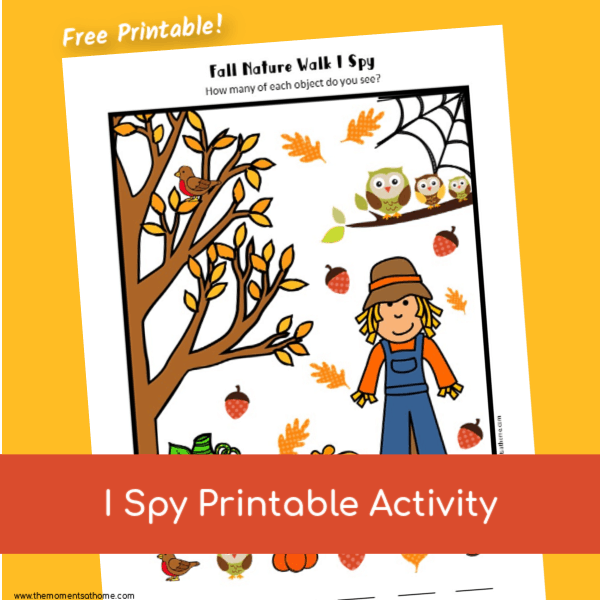 fall I spy printable