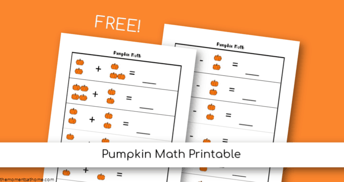 Pumpkin math worksheets