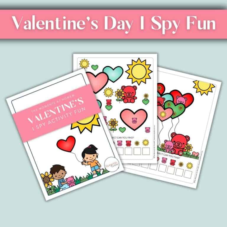 Valentine’s Day I Spy Printable Worksheet