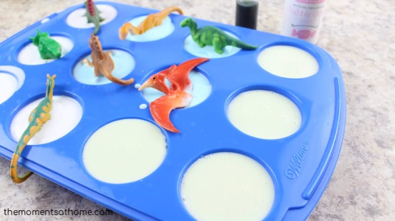 dinosaur soap