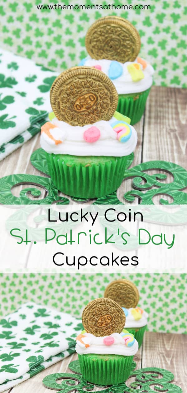 St. Patrick's Day cupcakes recipe.Green snacks for kids. #stpatricksdaytreats