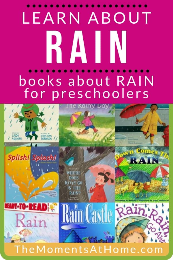 Read and learn about rain with these books for preschoolers