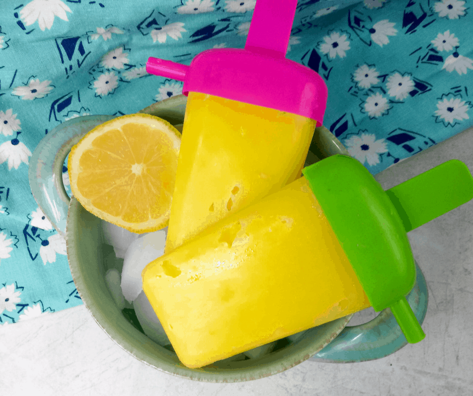 Lemon Pop Easy Homemade Fizzy Popsicles With Gummy Candy