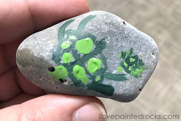 picture of rock painted by child