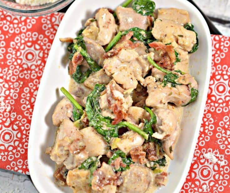 Tuscan Chicken With Creamy Garlic Sauce