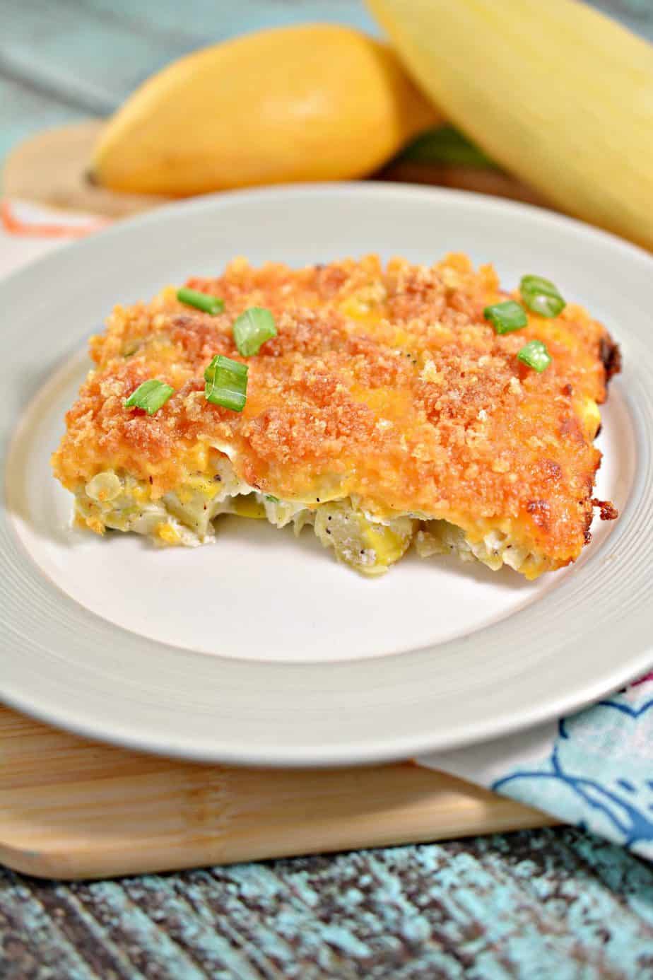 Keto Squash Casserole Easy, Gluten Free, Delicious