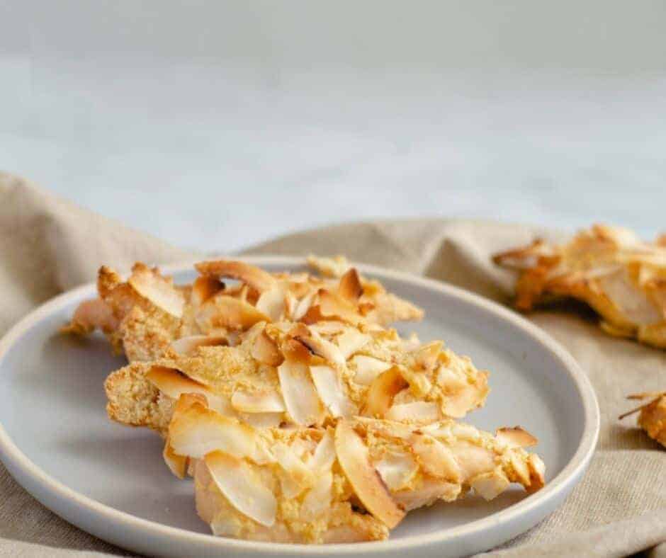 Super Simple Baked Coconut Chicken Tenders