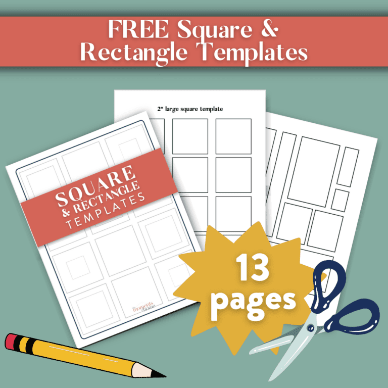 Free Square & Rectangle Printable Templates